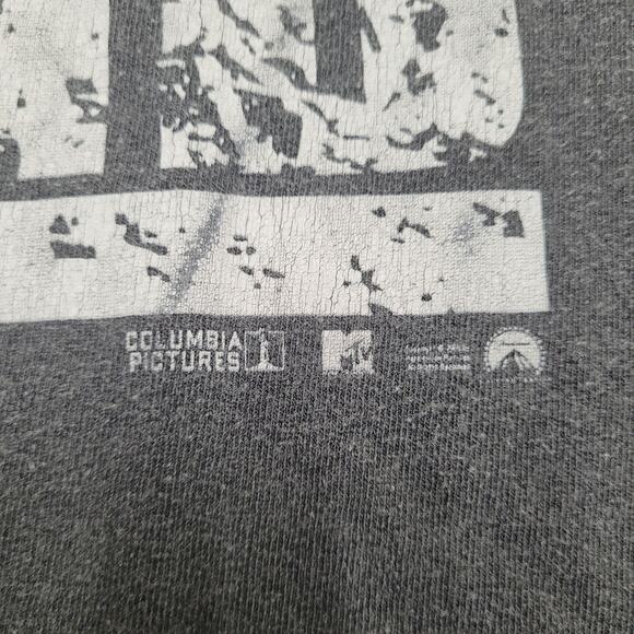 VTG The Longest Yard Movie Promo T-Shirt Mens L Adam Sandler Faded Black - Picture 3 of 8